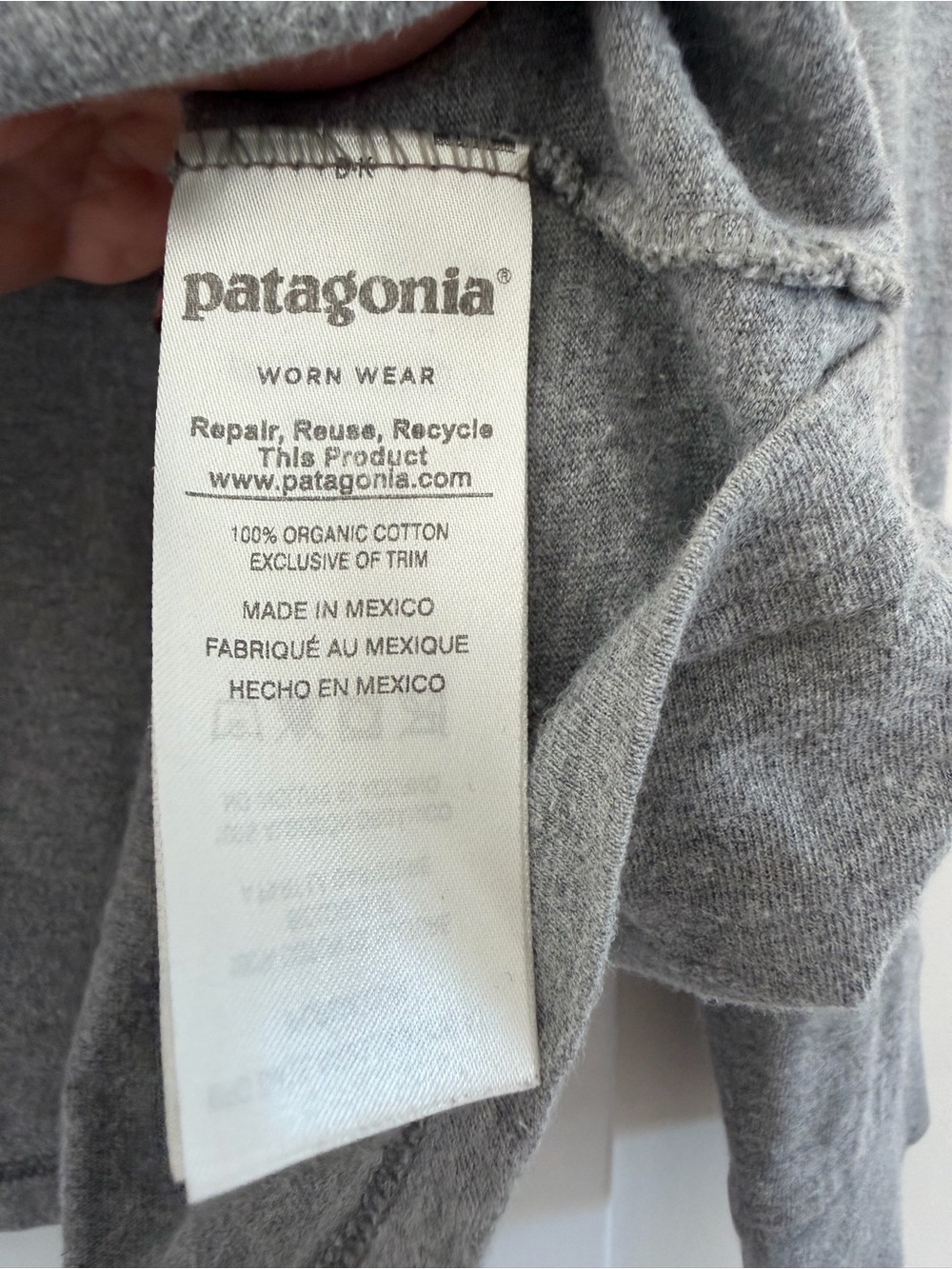 Patagonia Long-Sleeve Crew Tee - Gray - Picture 3 of 5